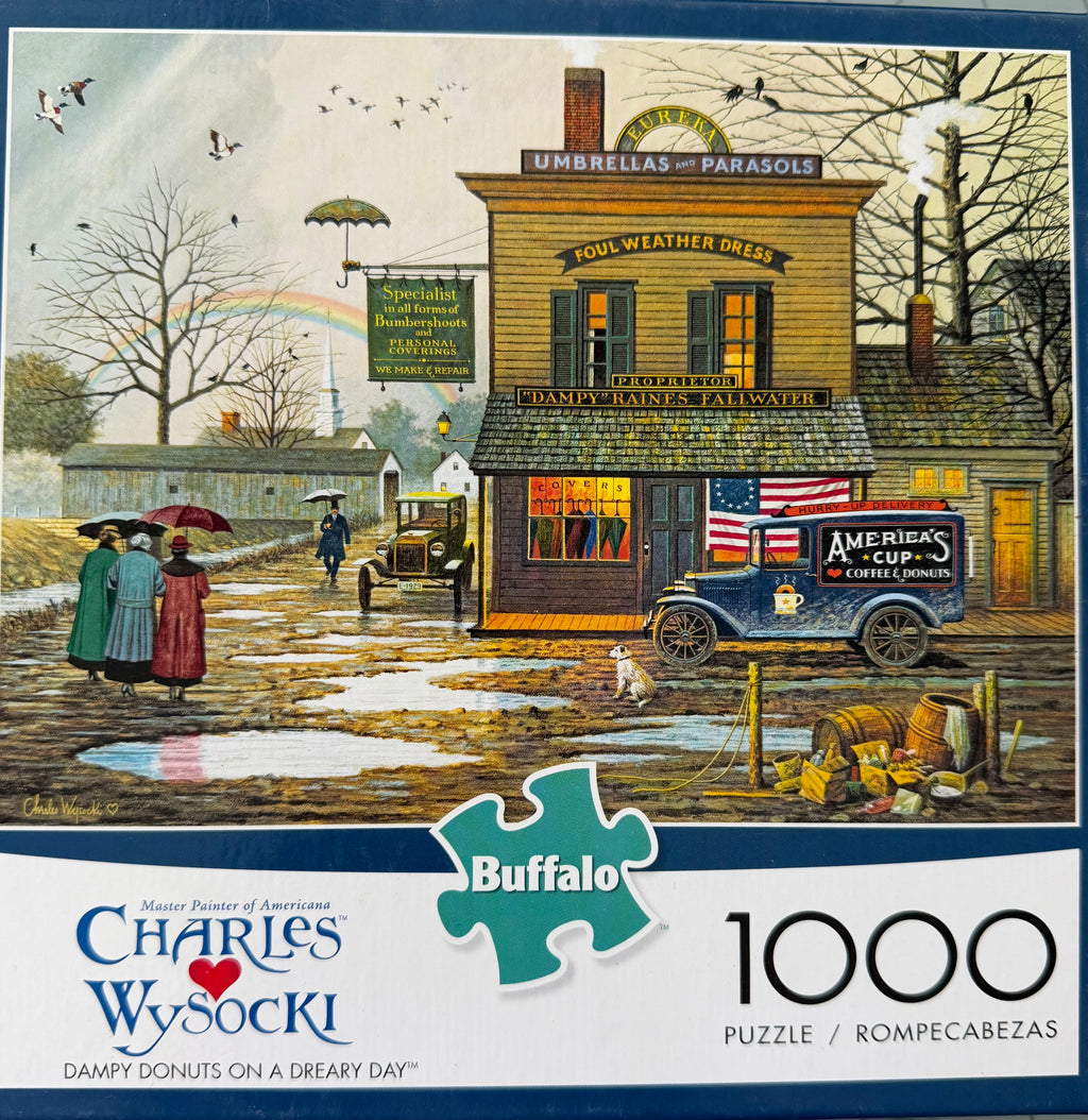 Dampy Donuts on a Dreary Day (1000 pc)