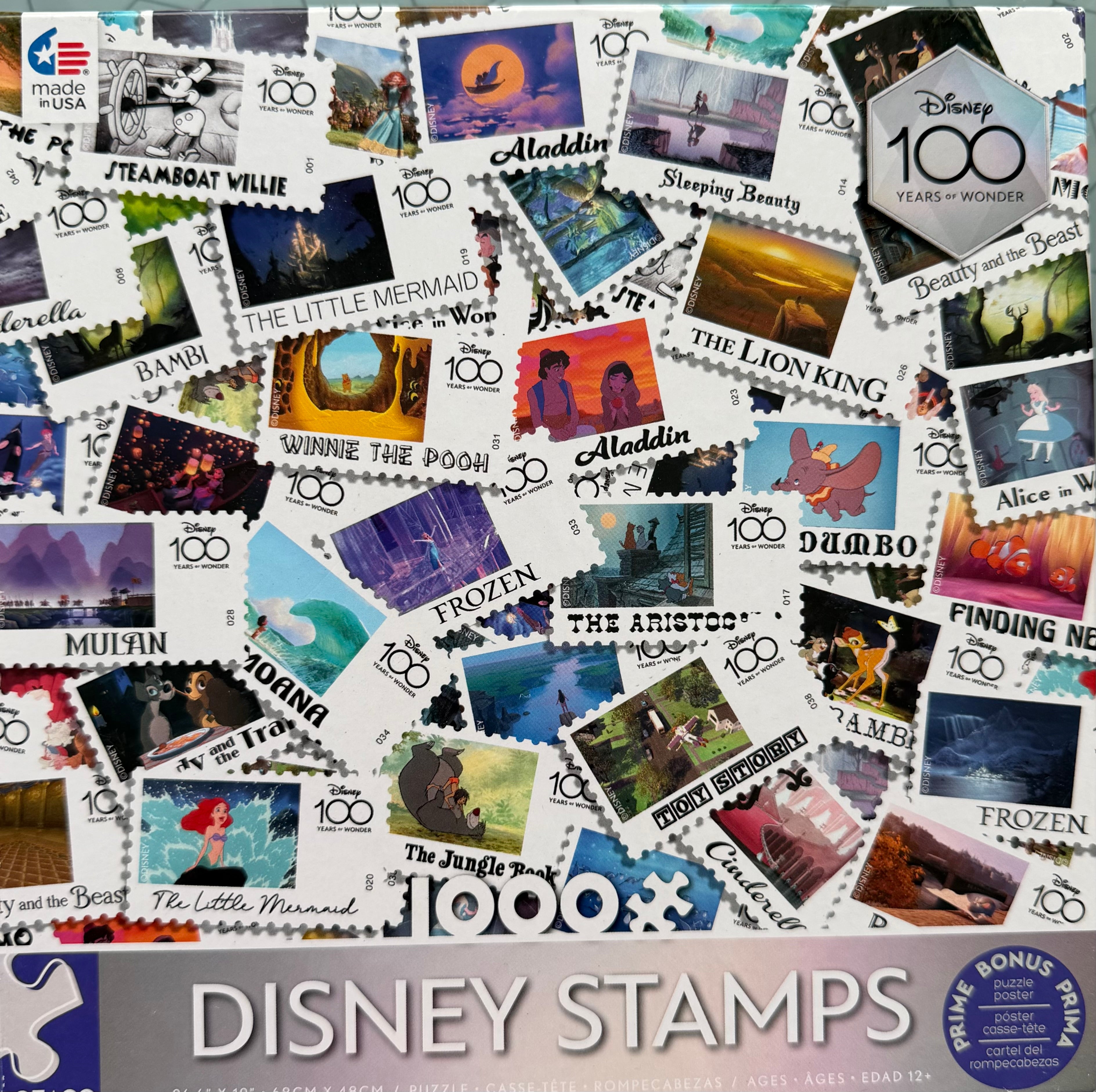 Disney Stamps (1000 pc)