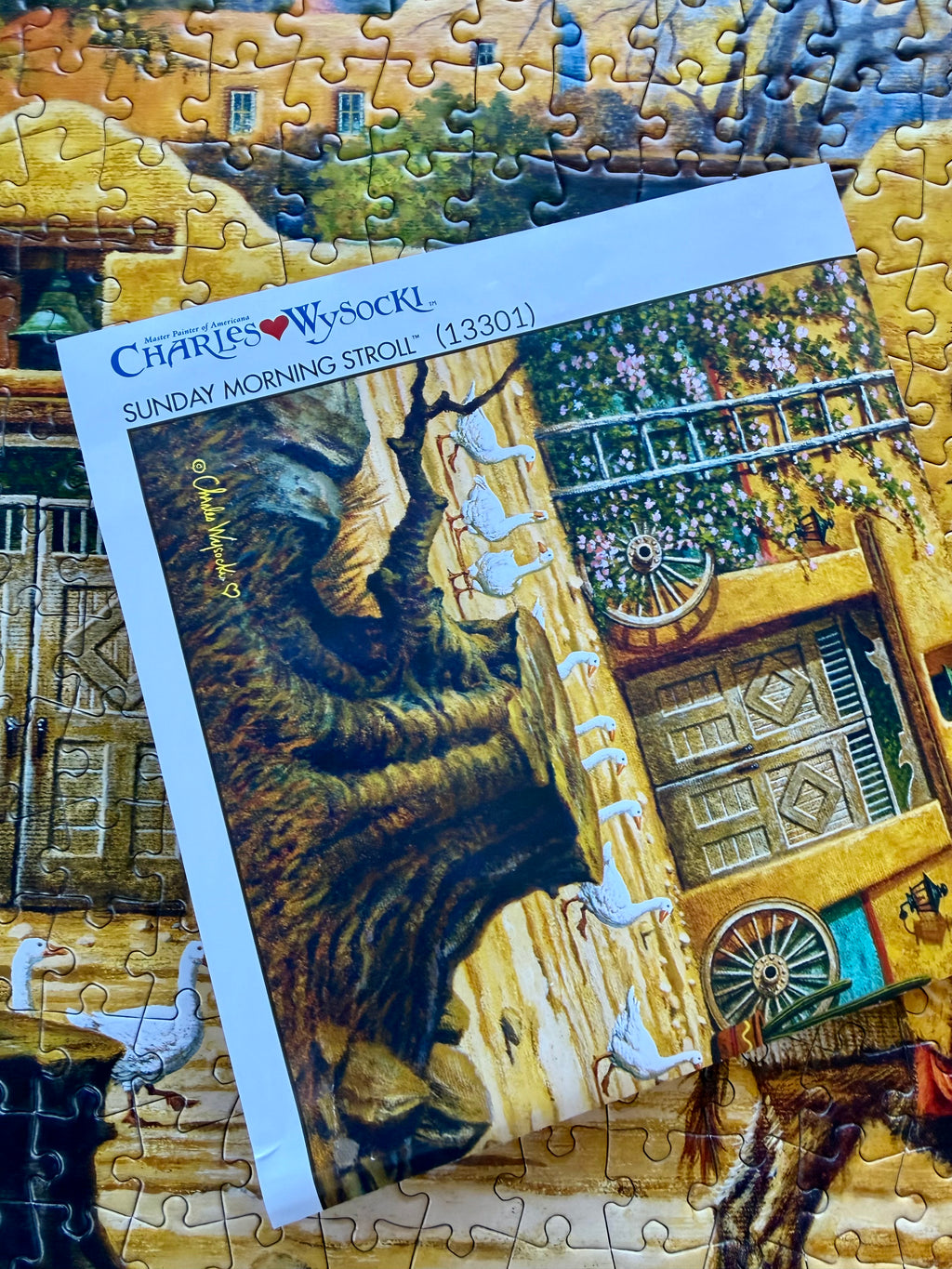 Sunday Morning Stroll (1000 pc) - Charles Wysocki - Used & Complete